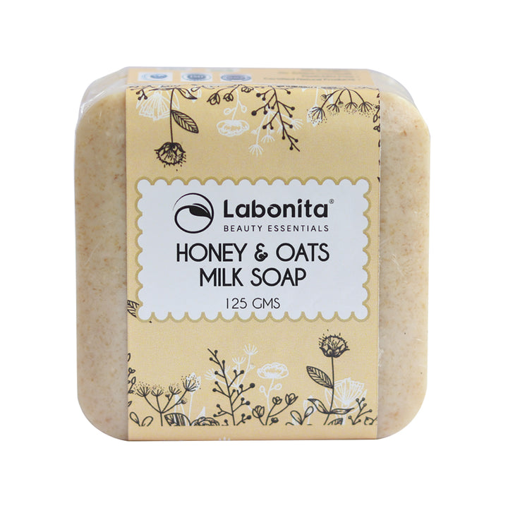 Honey & Oats Milk For Minimises Pores & Remove Tanning For Dry & Combination Skin Soap (FACE&BODY)