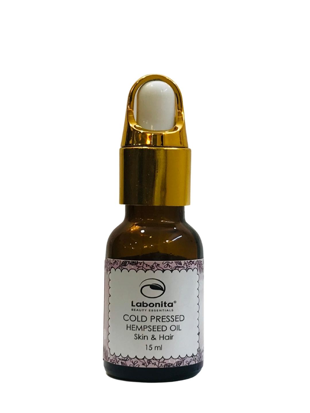 Cold Pressed Hempseed Oil With Omega-6 Fatty Acid For Acne-Prone Skin & All Hair Types