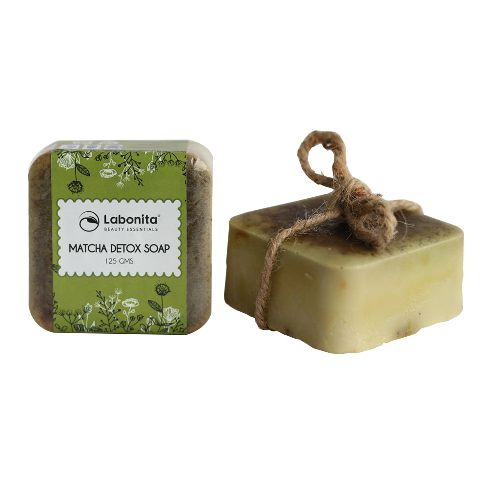 Matcha Detox Soap For Wrinkles and Dark Spots Anti-Aging Soap All Type skin  ( FACE&BODY)