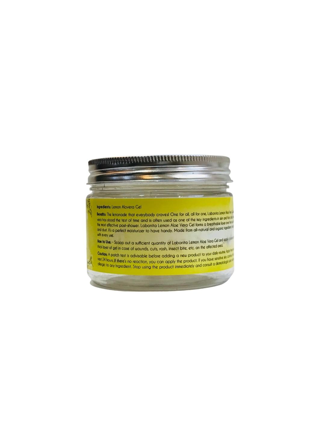 Lemon Aloe Vera Gel For Skin Lightening Remove Dark Spots & Reduce Wrinkles Normal to Combination Skin (Men-Women)