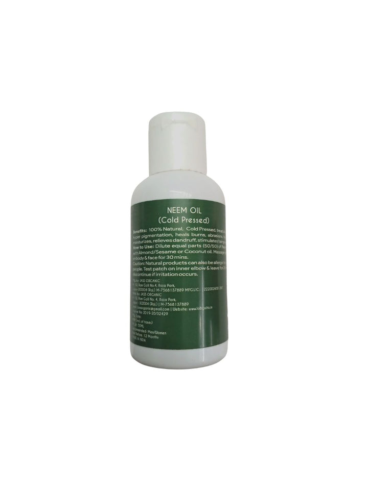 Cold Pressed Neem oil For Dandruff & Acne-Prone Skin