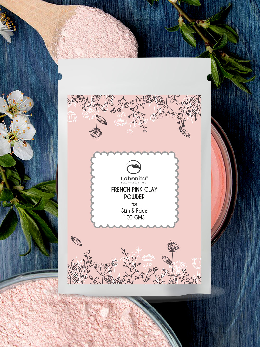 French Pink Clay powder