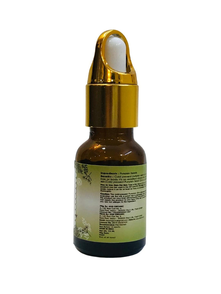 Cold Pressed Pumpkin Seed Oil For Collagen of pores & For Hair Growth
