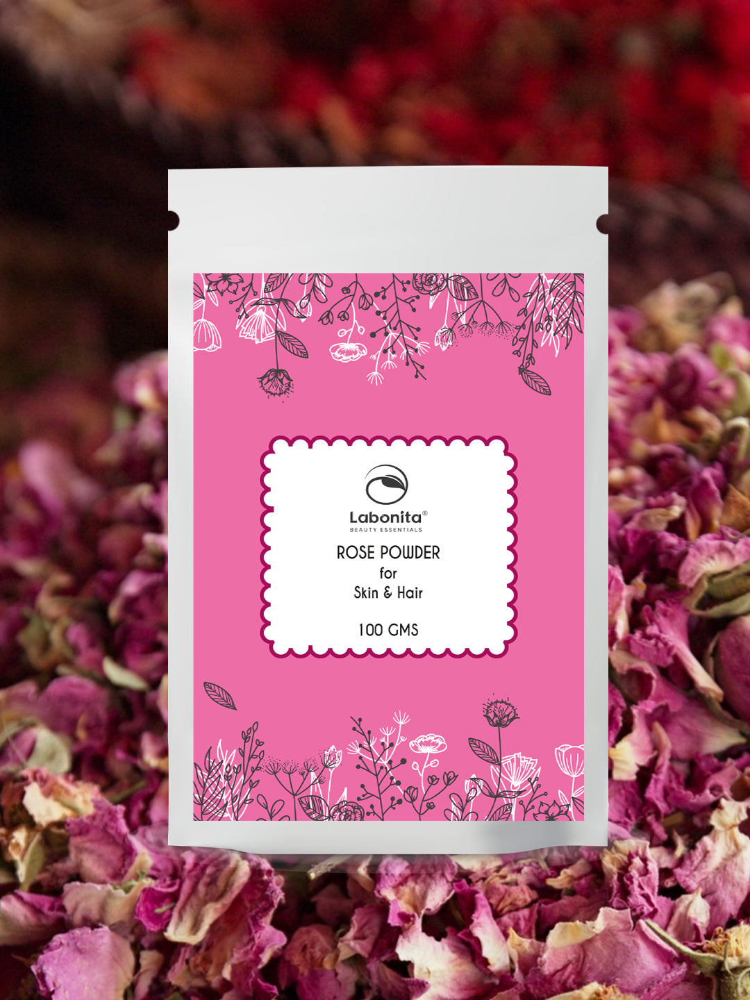 Pure Organic Rose Powder